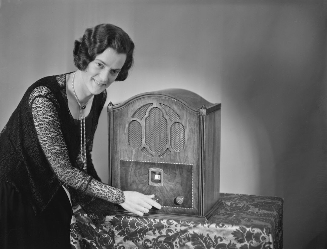 vintage radio advertisement