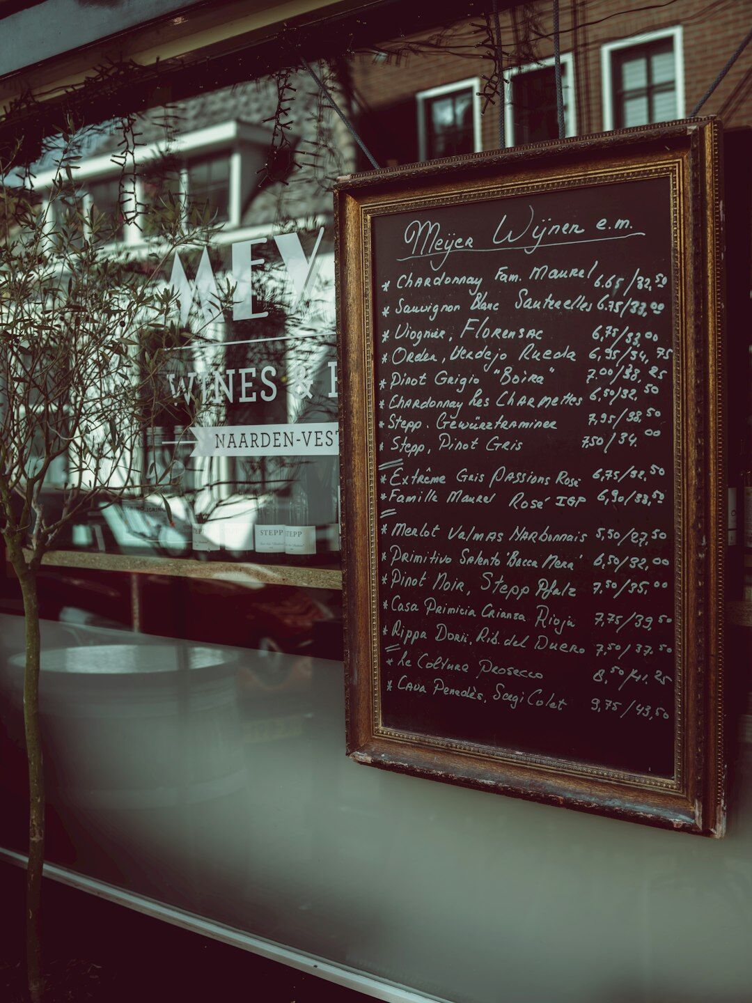 vintage shop window display